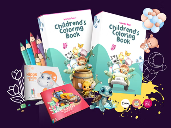 42 Livres de Coloriage pour Enfants : Créativité et Apprentissage